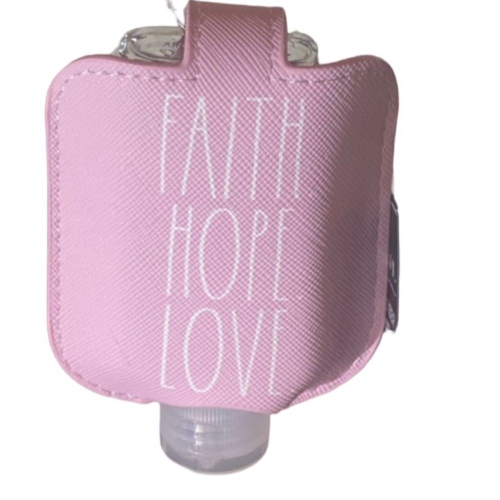 Rae Dunn Hand Sanitizer - New with tags pink color and white
